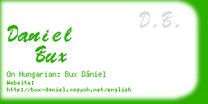 daniel bux business card